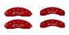 2016-2023 Camaro MGP Caliper Covers Red w/RS Logos